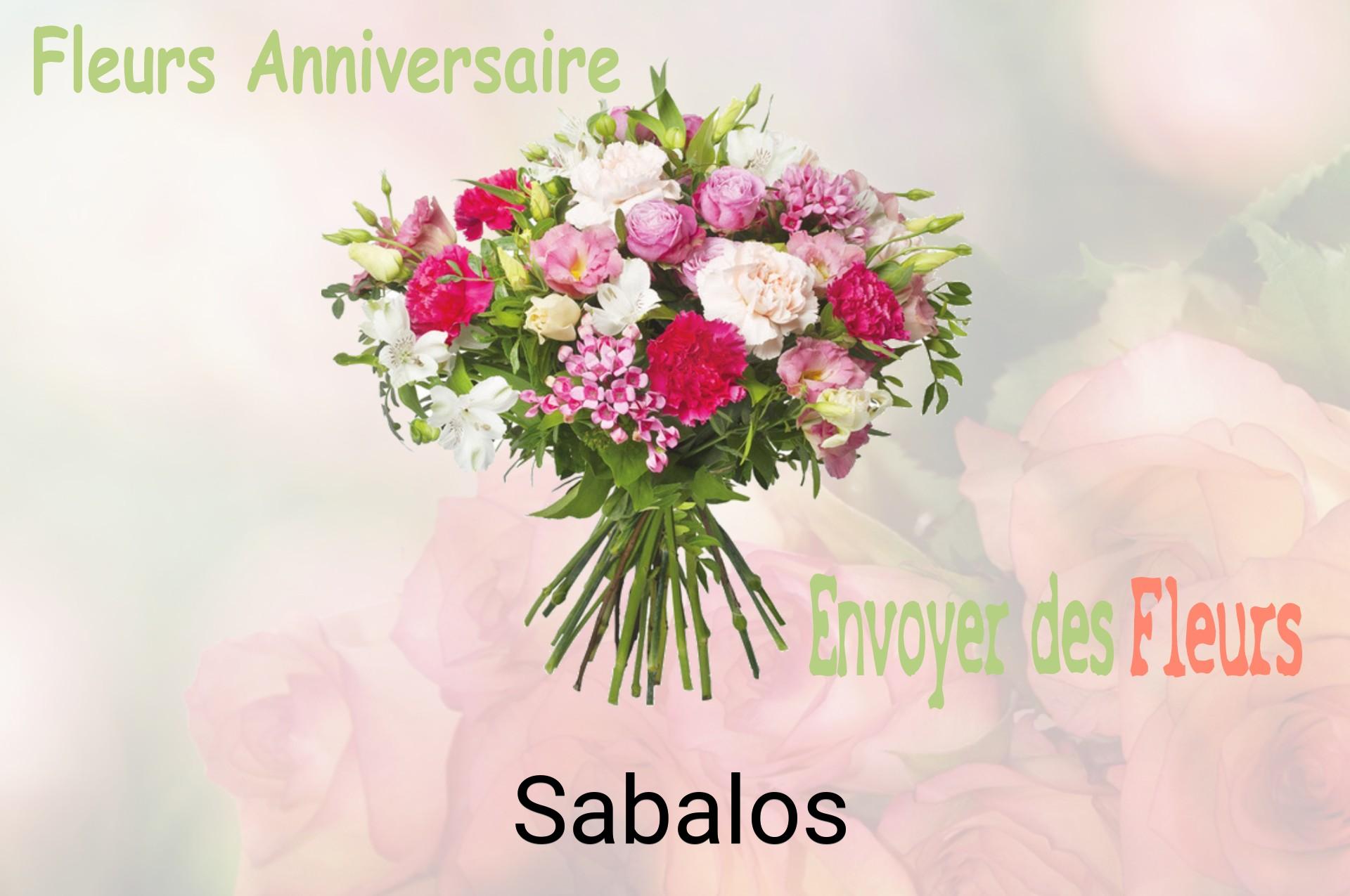Bouquet de fleurs d’anniversaire livré à Sabalos